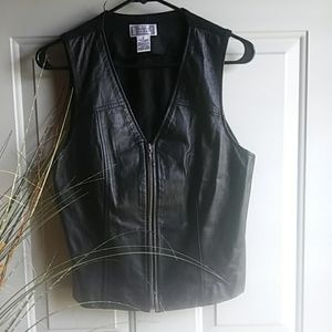 Size 8 Leather Vest